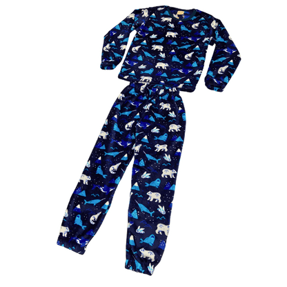 Pijama Menino Pelucinha Fleece Manta de Bebê - Tamanho 8 ao 12 - LP Premium