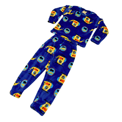 Pijama Menino Pelucinha Fleece Manta de Bebê - Tamanho 2 ao 6 - LP Premium