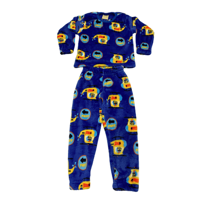 Pijama Menino Pelucinha Fleece Manta de Bebê - Tamanho 2 ao 6 - LP Premium