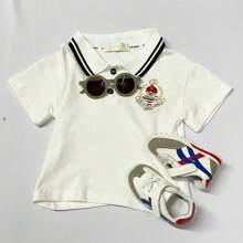 Conjunto Camisa Polo + Bermuda Vermelha | Miya Kids - Tamanho 1 ao 3