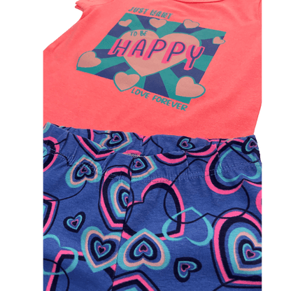 Conjunto To Be Happy Neon - Cato Lele - Tamanho 4 ao 8