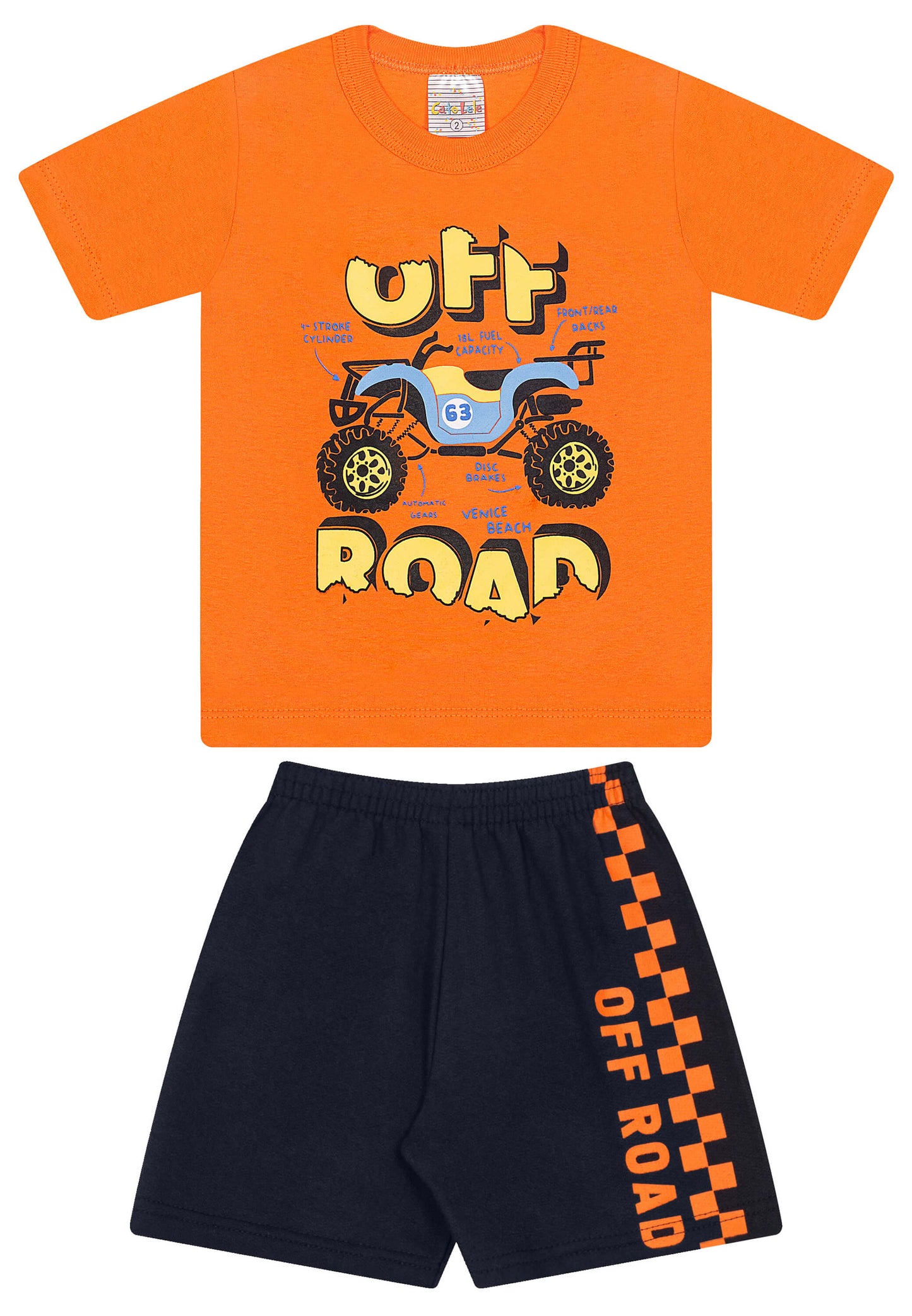 Conjunto Moto Off Road - Cato Lele - do 1 ao 3