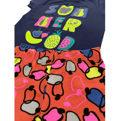 Conjunto Frutas Neon - Cato Lele - Tamanho 4 ao 8