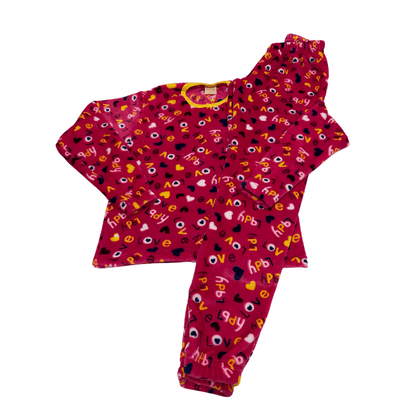 Pijama Menina Pelucinha Fleece Manta de Bebê - Tamanho 14 ao 18 - LP Premium