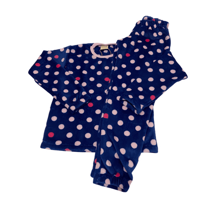 Pijama Menina Pelucinha Fleece Manta de Bebê - Tamanho 8 ao 12 - LP Premium