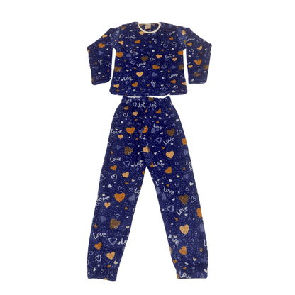 Pijama Menina Pelucinha Fleece Manta de Bebê - Tamanho 8 ao 12 - LP Premium