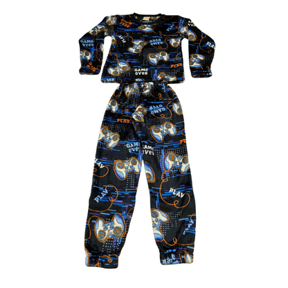 Pijama Menino Pelucinha Fleece Manta de Bebê - Tamanho 8 ao 12 - LP Premium