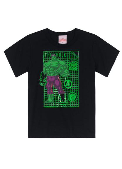 Camiseta Marvel Hulk | Iron Man - Tamanhos 2 e 10 - Brandili