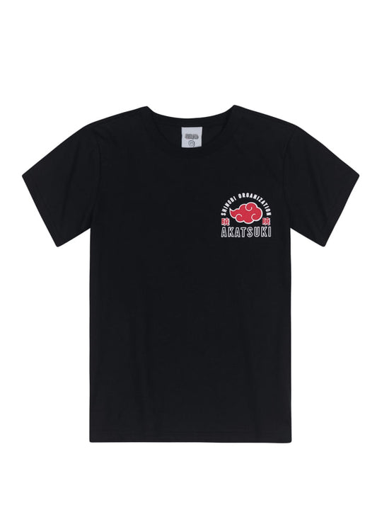 Camiseta Naruto Akatsuki - Tamanho 6 ao 10 - Brandili