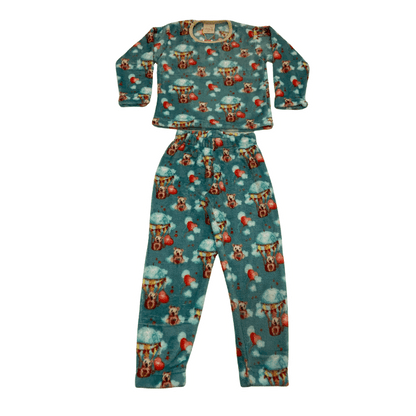 Pijama Menina Pelucinha Fleece Manta de Bebê - Tamanho 2 ao 6 - LP Premium