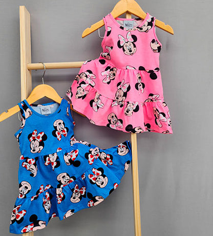 Vestido Regata Disney Minnie Mouse Brandili - Tamanho do 1 ao 3