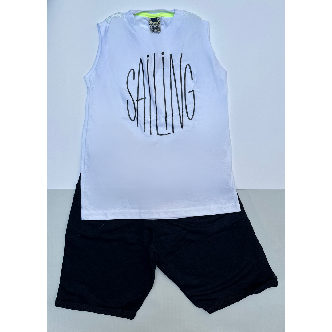 Conjunto masculino 2 peças Sailing - Tile e Sul - Tamanho 8