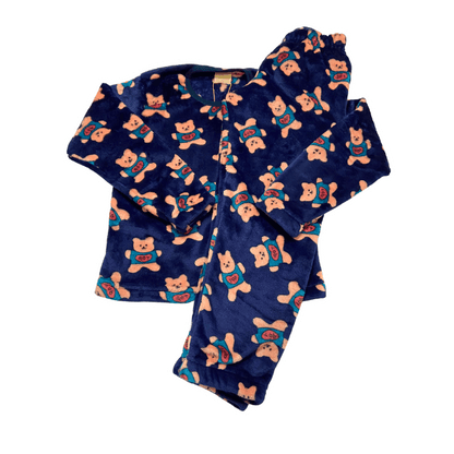 Pijama Menino Pelucinha Fleece Manta de Bebê - Tamanho 2 ao 6 - LP Premium