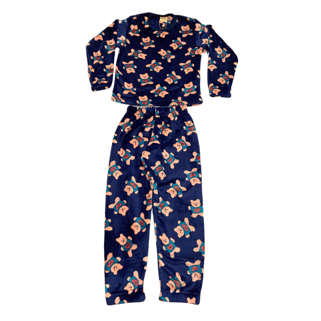 Pijama Menino Pelucinha Fleece Manta de Bebê - Tamanho 2 ao 6 - LP Premium