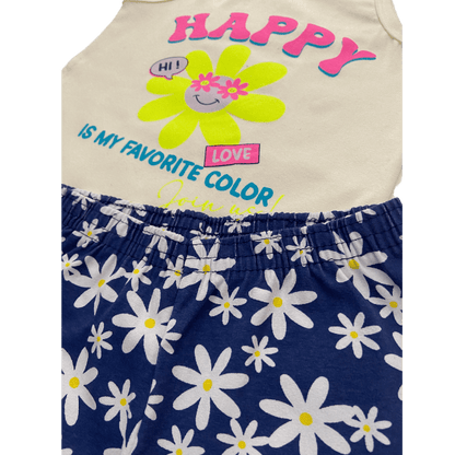 Conjunto Happy Flower - Cato Lele - Tamanho 4 ao 8