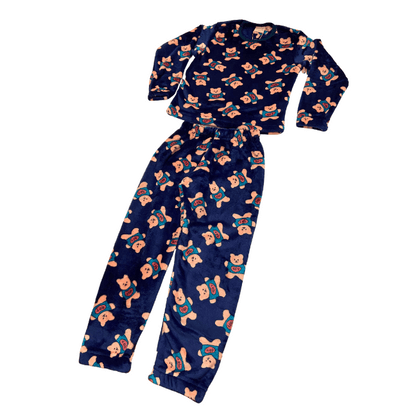 Pijama Menino Pelucinha Fleece Manta de Bebê - Tamanho 2 ao 6 - LP Premium