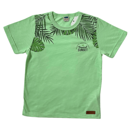 Conjunto Menino Camiseta e Bermuda - Marlan - Tamanho 6 e 14