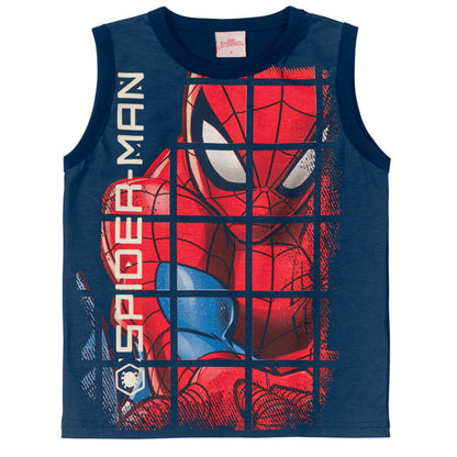 Camiseta Marvel Homem Aranha - Tamanho 4 ao 10 - Brandili