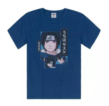 Camiseta Naruto Sasuke - Tamanho 8 - Brandili