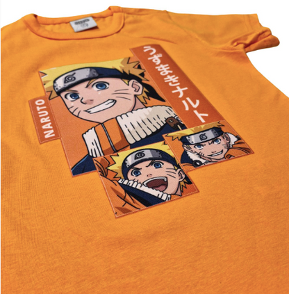 Camiseta Naruto - Tamanhos 6 e 12 - Brandili