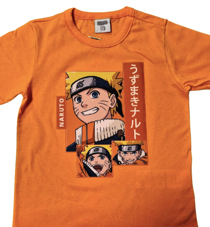 Camiseta Naruto - Tamanhos 6 e 12 - Brandili