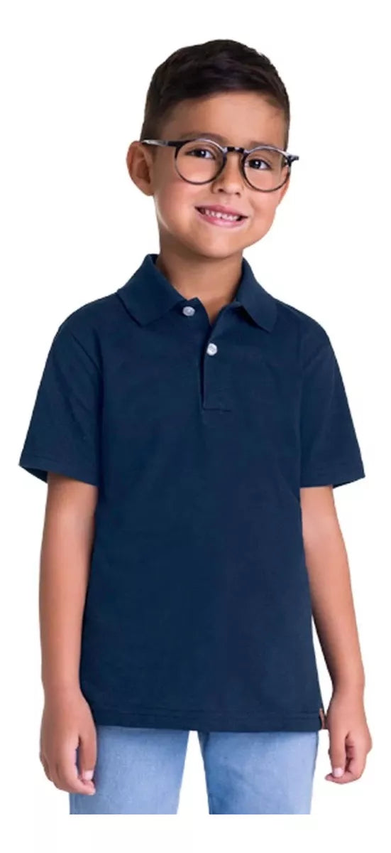 Camisa Polo Básica Brandili - do 4 ao 10