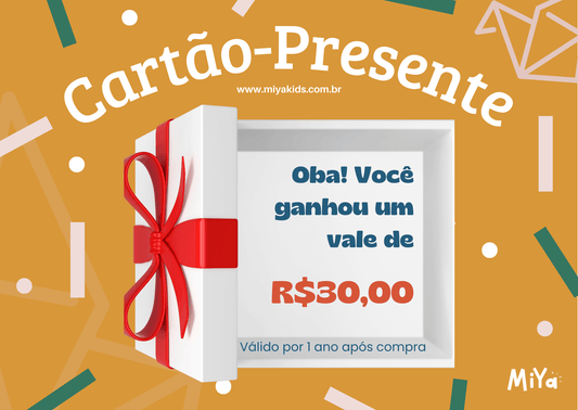 Cartão Presente Miya Kids