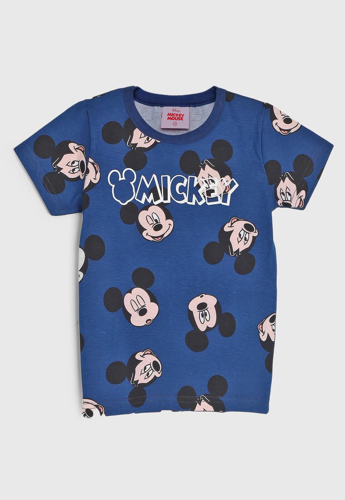 Camiseta Disney Mickey Mouse - Tamanho do 1 ao 3 - Brandili