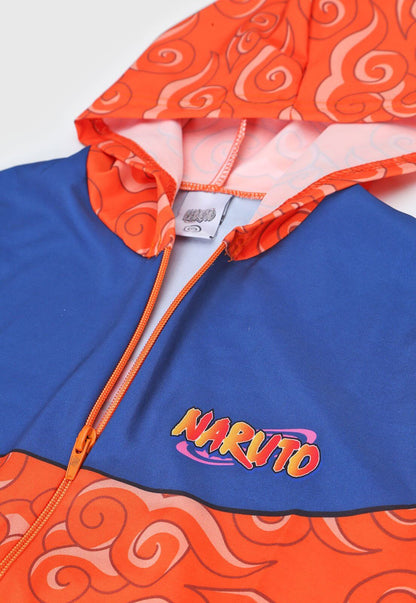 Jaqueta Corta Vento Infantil Brandili Naruto - Tamanho 14