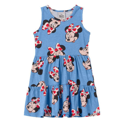 Vestido Regata Disney Minnie Mouse Brandili - Tamanho do 1 ao 3