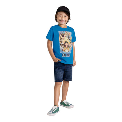 Camiseta One Piece - Tamanho 6 ao 14 - Brandili