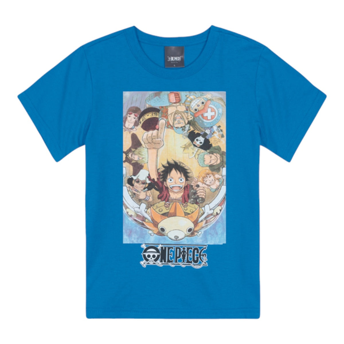 Camiseta One Piece - Tamanho 6 ao 14 - Brandili