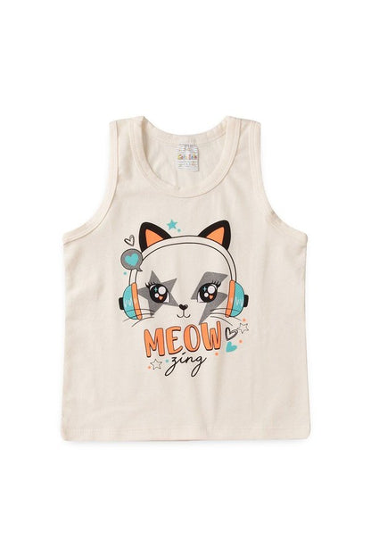 Conjunto Gatinha Meow Neon - Cato Lele - Tamanho 4 ao 8