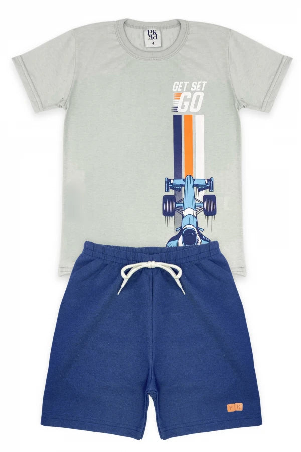 Conjunto Masculino Infantil Get Set Go - Tamanho 10