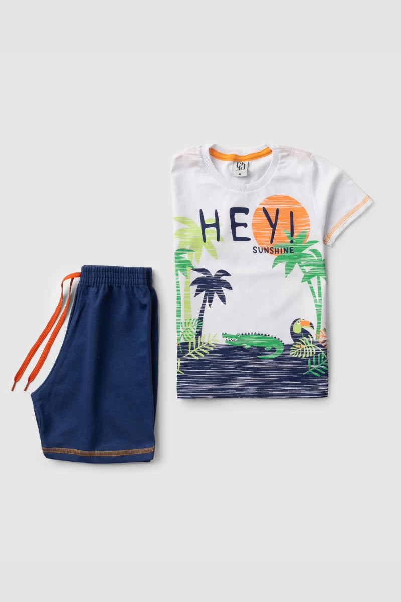 Conjunto Masculino Infantil Hey - Tamanho do 6 ao 10