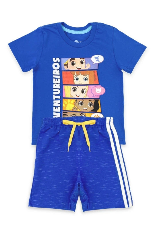 Conjunto Masculino Infantil Os Aventureiros - Tamanho 4