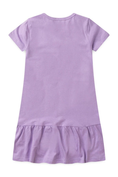 Vestido Feminino Infantil Lilás - Turma da Mônica - Tamanho do 1 ao 10